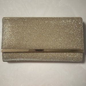 Estee and Lilly Champagne Gold Clutch